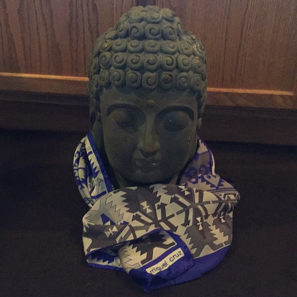 Miguel Cruz Silk scarf
